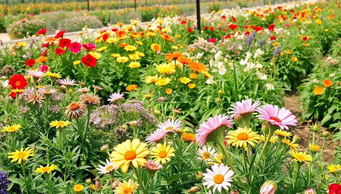 花卉种植园与豆类种植的奇妙融合
